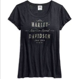 Harley-Davidson Womens American Legend Burnout Tee